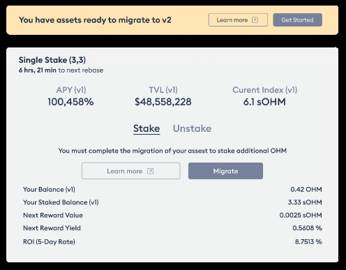 There are assets to migrate